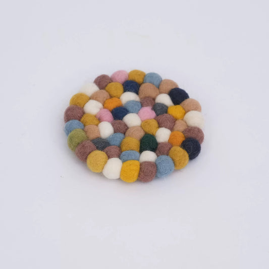 Felt Ball Drink Mat