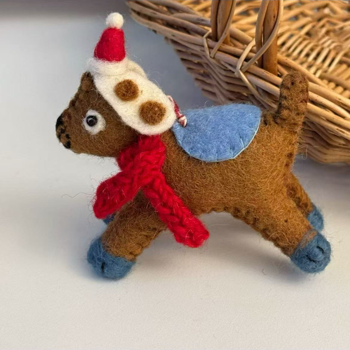 Adorable Dog Hanging Ornament & Backpack Charm By Maria Callary Toys