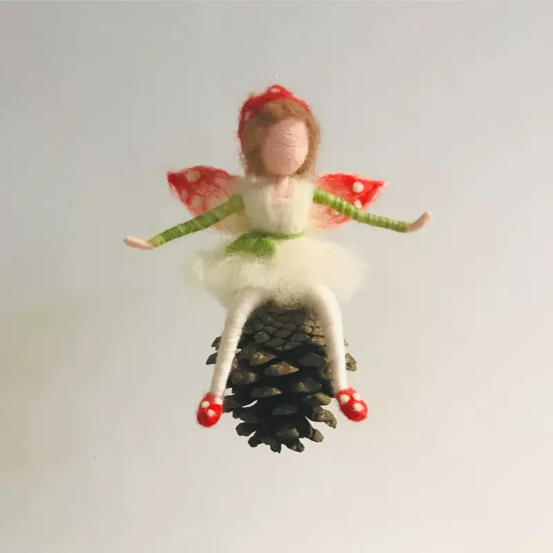 Angel Needle Felting Kit by Maria Callary Toys for Handmade Crafts