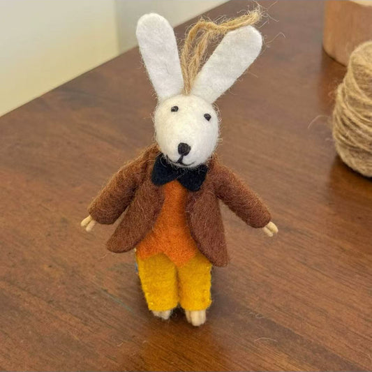 Bunny Hanging Decoration Bag Charm By Maria Callry Toys