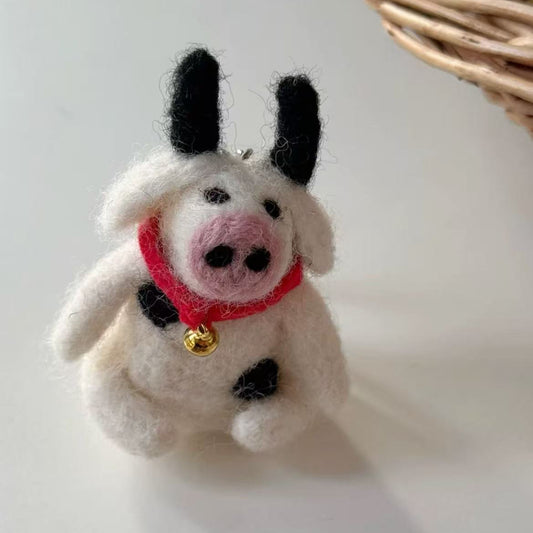 Cow Keychain Charm By Maria Callary Toys