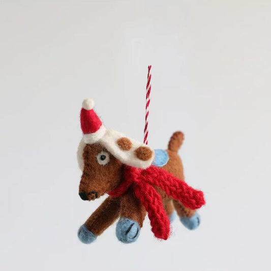 Dog Hanging Ornament & Backpack Charm By Maria Callary Toys