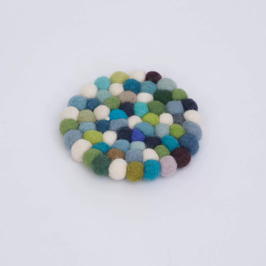 Felt Ball Coasters The Perfect Addition to Your Coffee Table