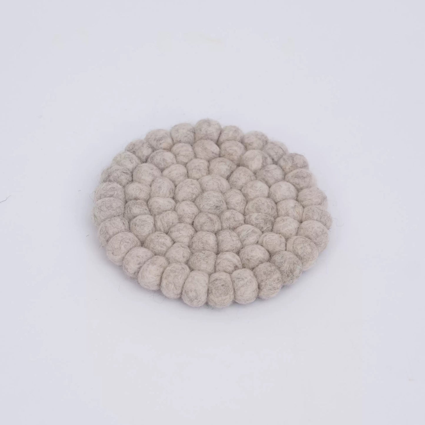 Felt Ball Absorbent Drink Coasters by Maria Callary Toys