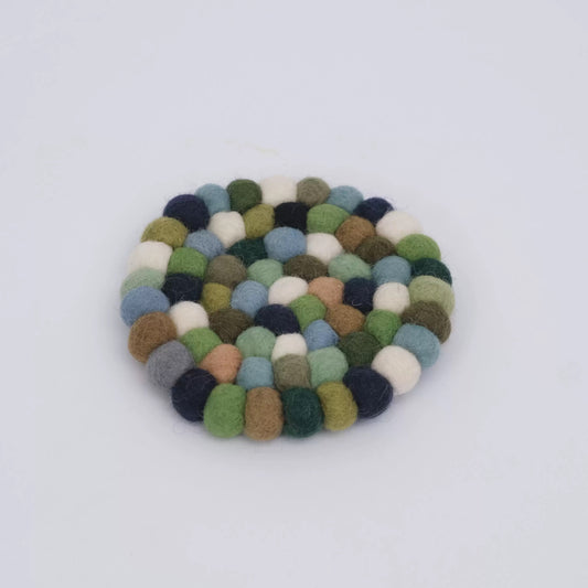 Felt Ball Coasters by Maria Callary Toys