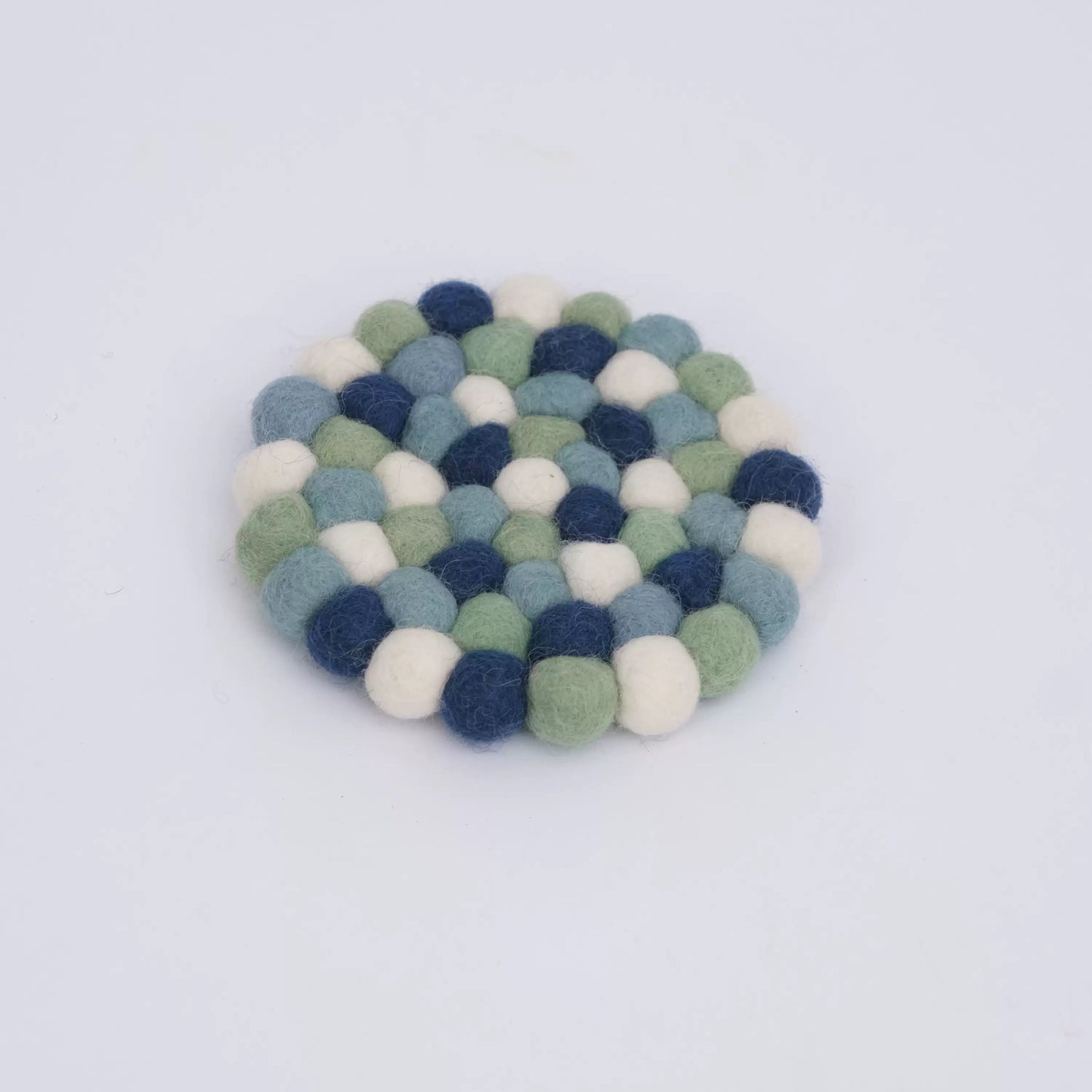 Felt Ball Wine Coaster by Maria Callary Toys