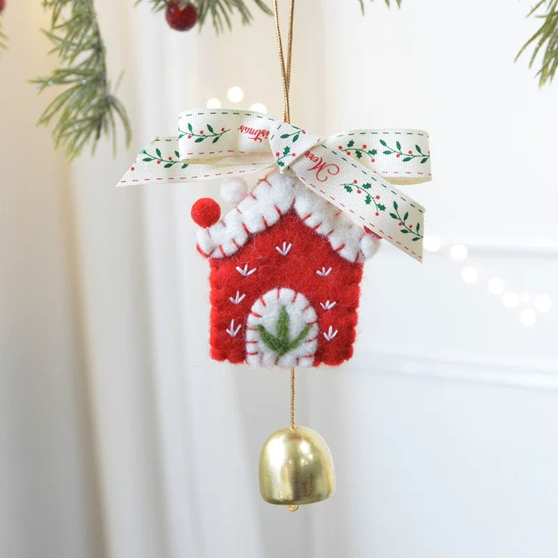 Felt House Ornament by Maria Callary Toys