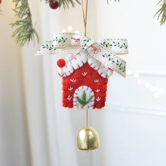 Felt House Ornament by Maria Callary Toys