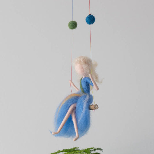 Felted Fairy Ornament by Maria Callary Toys