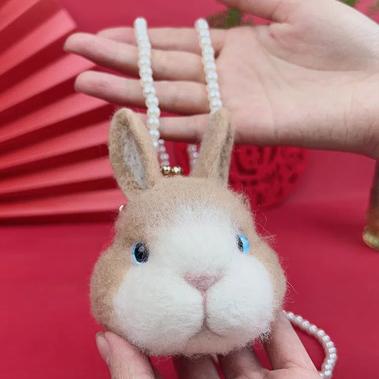 Adorable Bunny Mini Kiss-Lock Coin Purse
