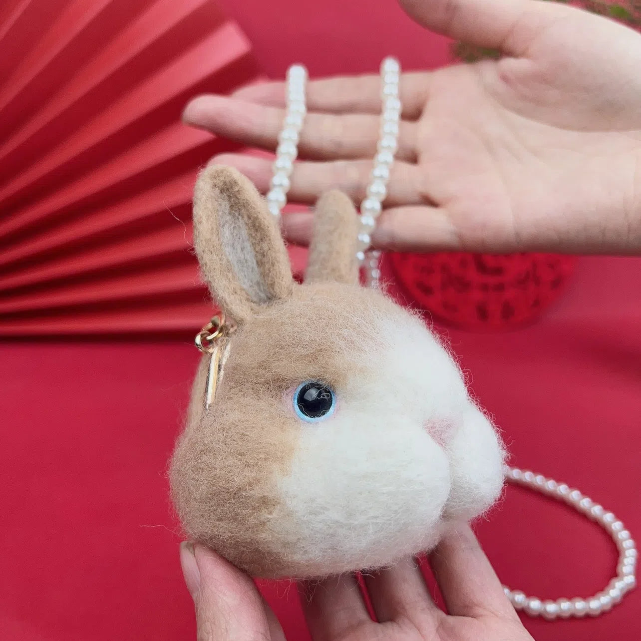 Adorable Bunny Mini Kiss-Lock Coin Purse