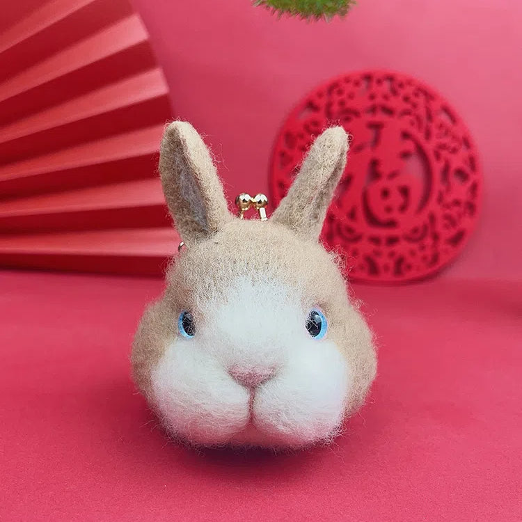 Adorable Bunny Mini Kiss-Lock Coin Purse