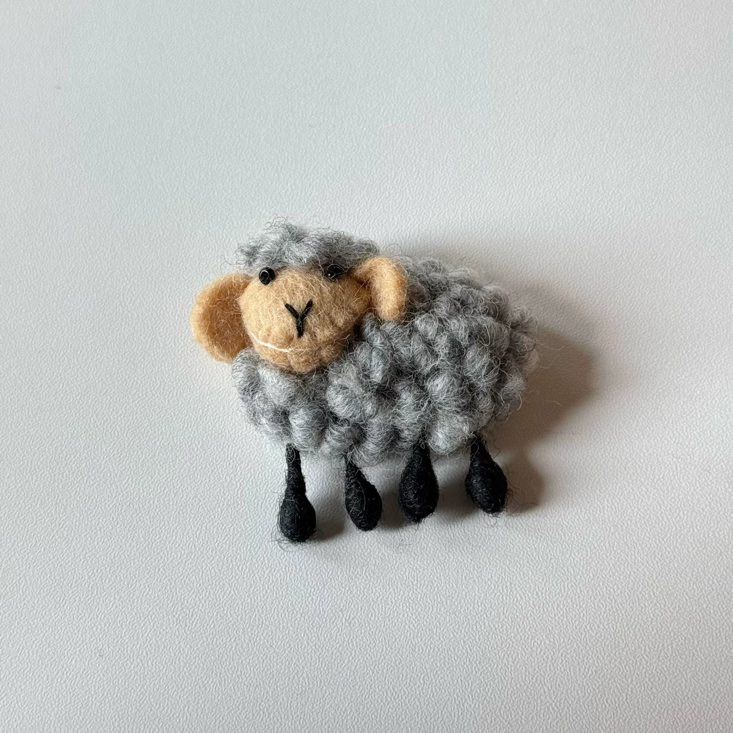 Felt Sheep Brooch Pin