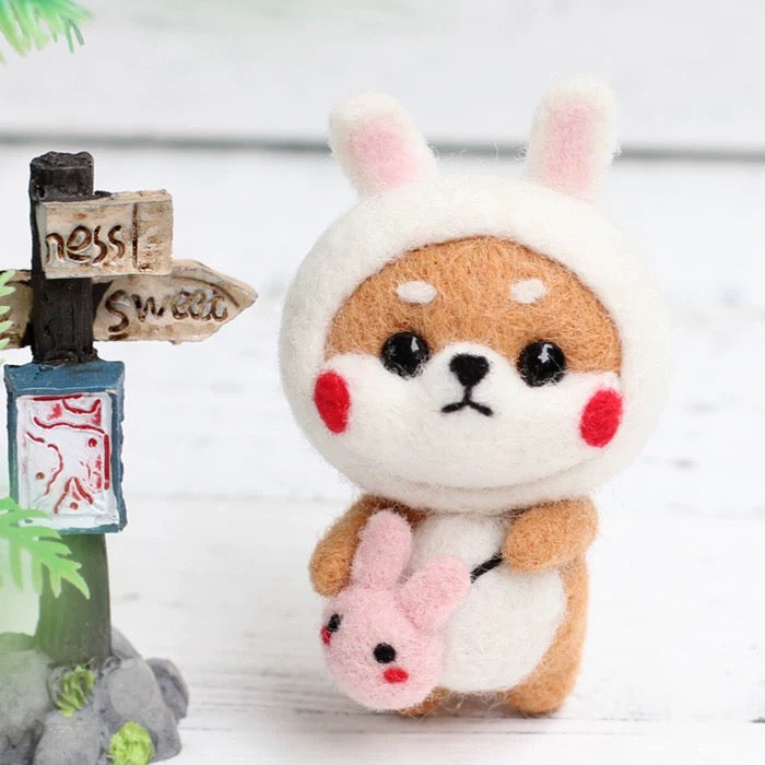 Maria Callary Toys Shiba Inu DIY Needle Felting Kit