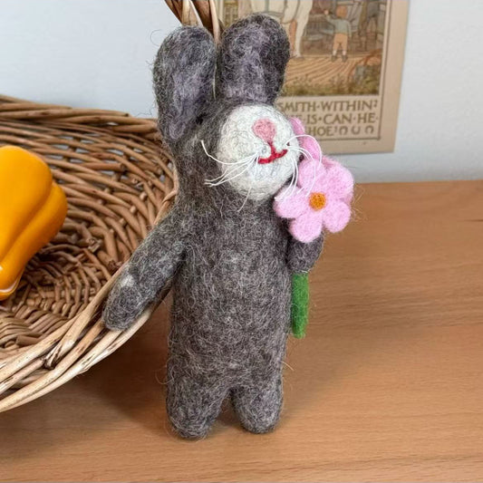 Rabbit Christmas Decorations By Maria Callary Toys