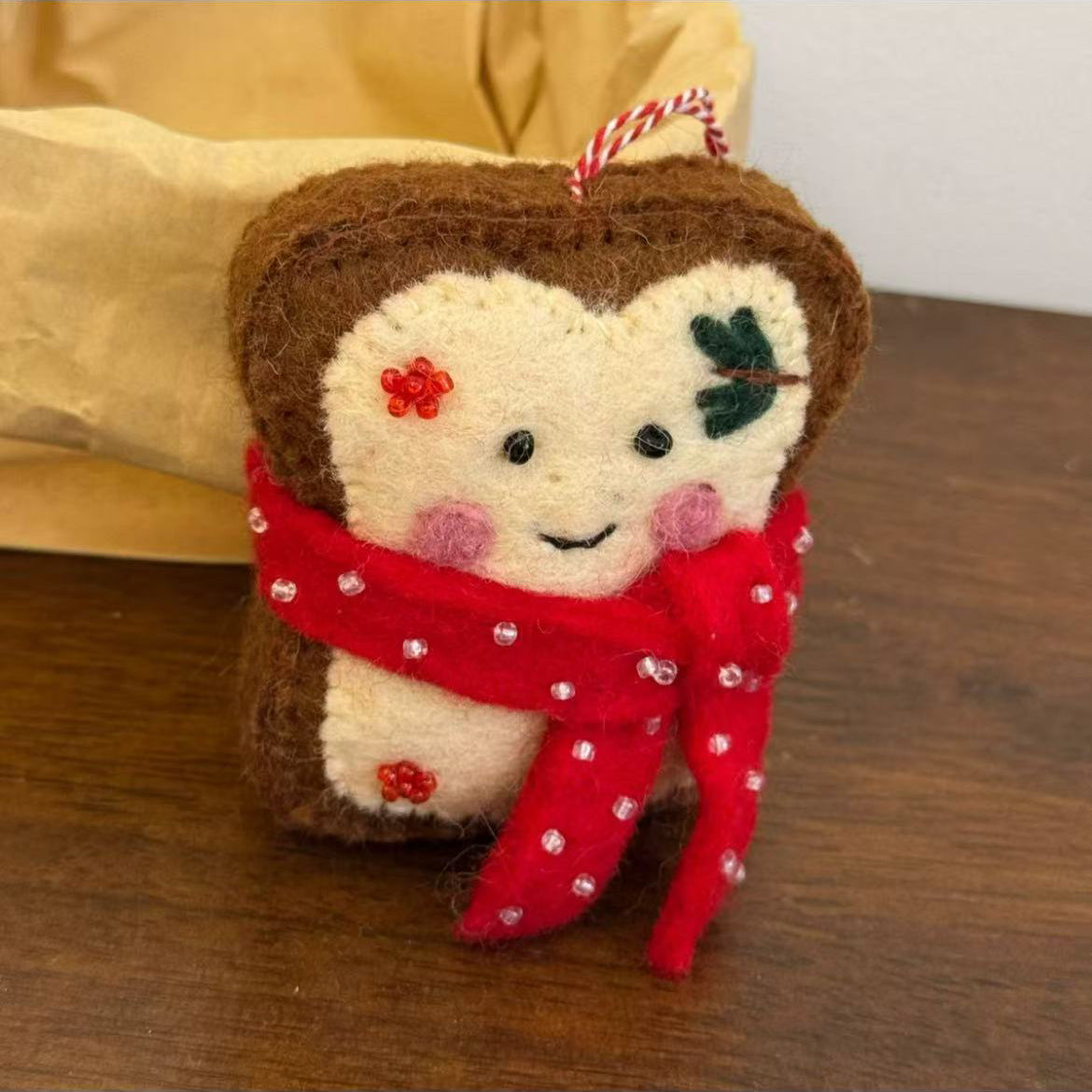 Toast Hanging Decoration Bag Charm By Maria Callry Toys