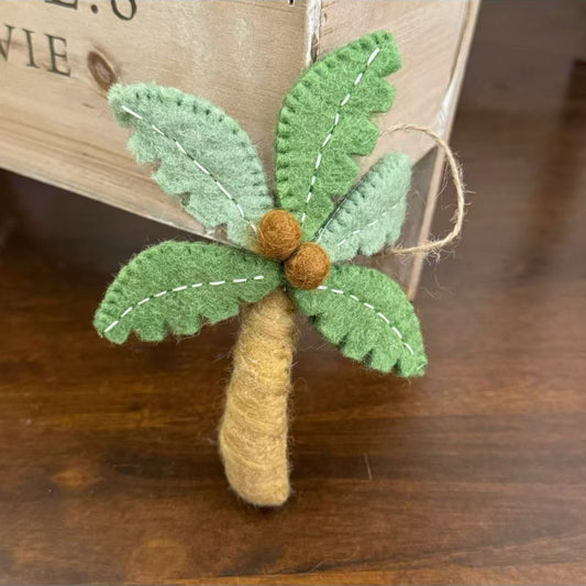 Tropical Coconut Tree Hanging Decoration By Maria Callary Toys
