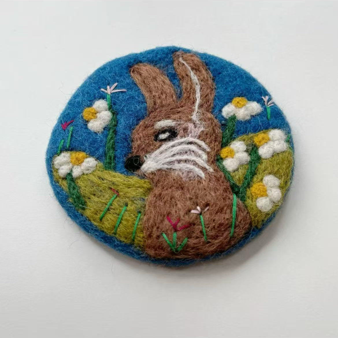 Unique Rabbit Felt Drink Coasters By Maria Callary Toys
