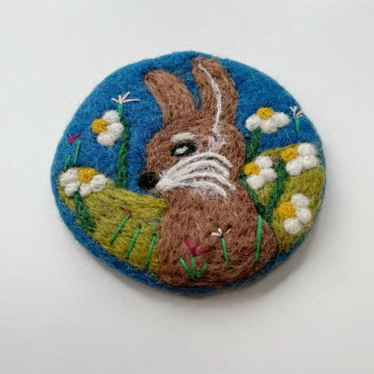 Unique Rabbit Felt Drink Coasters By Maria Callary Toys