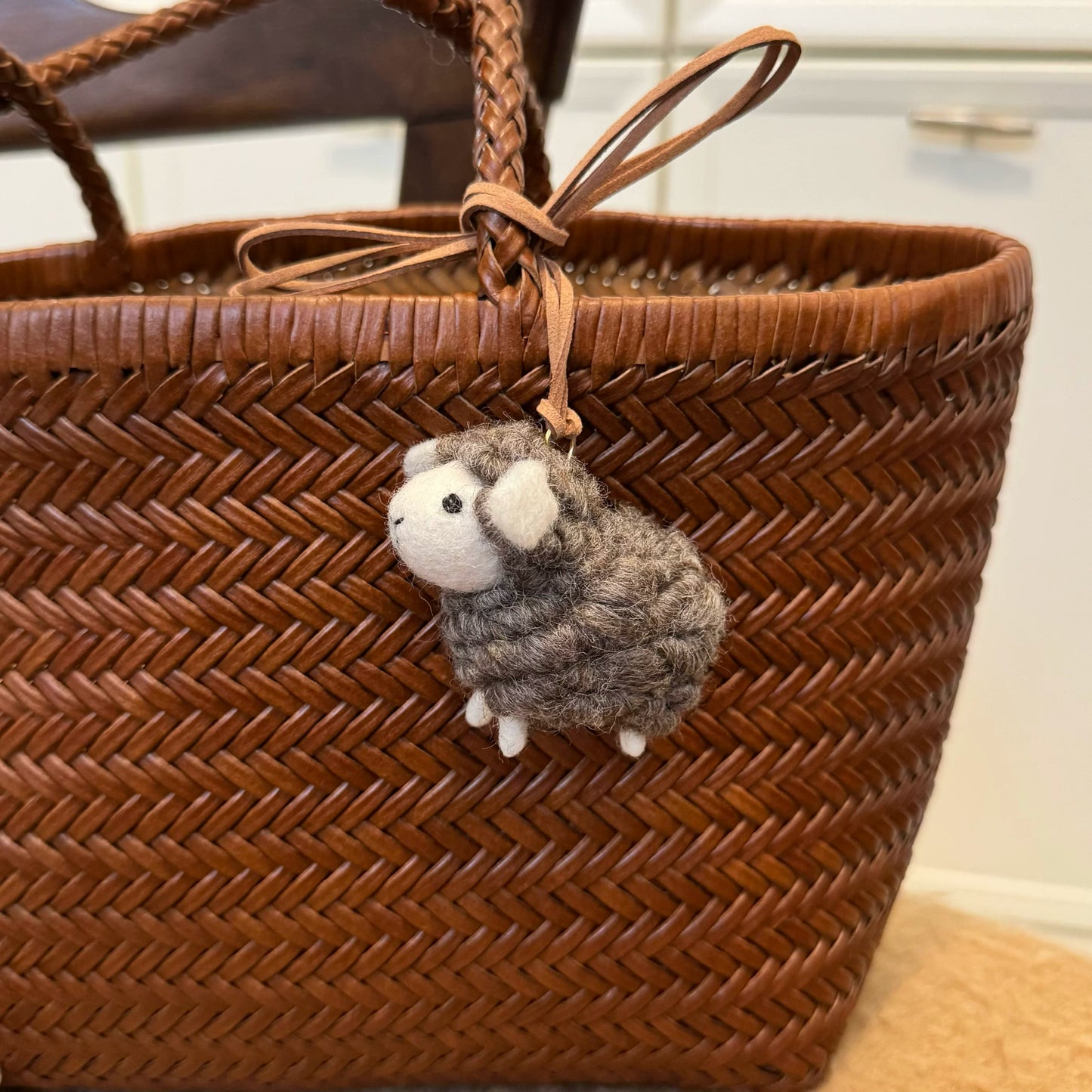 Wool Felt Sheep Ornament