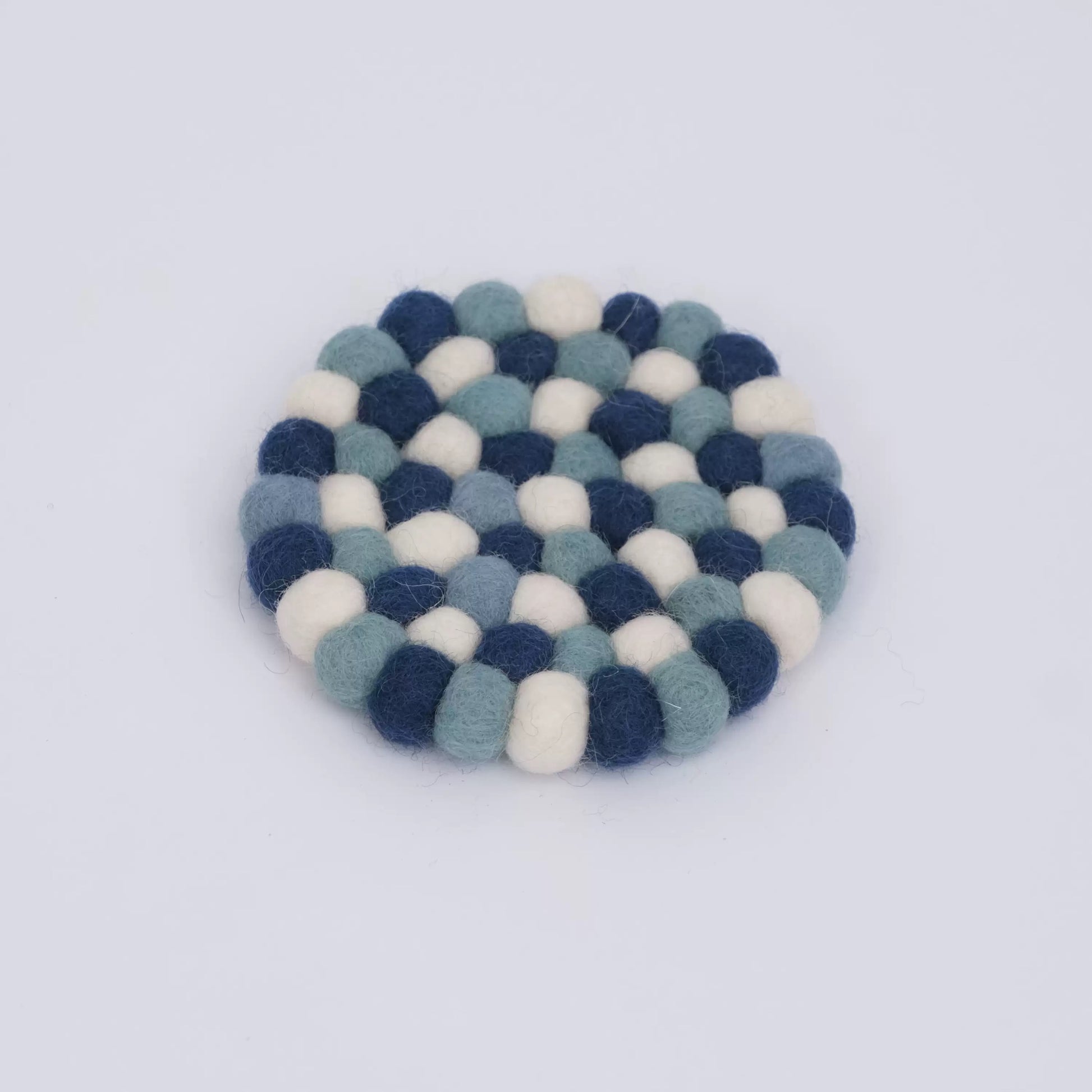 Adorable Felt Ball Coasters by Maria Callary Toys