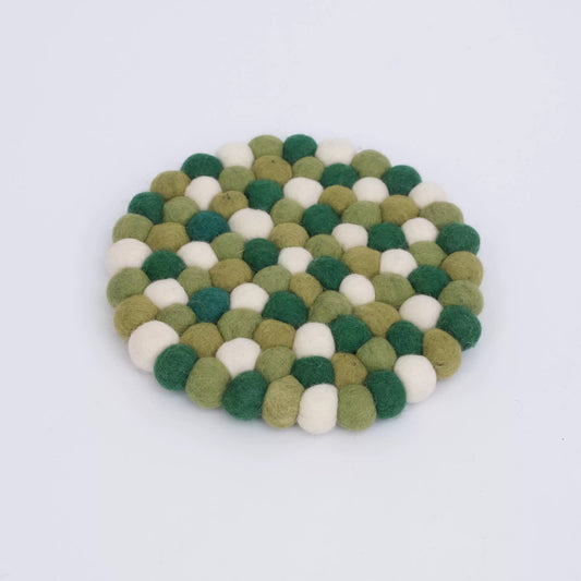 Best Felt Ball Beer Coaster by Maria Callary Toys