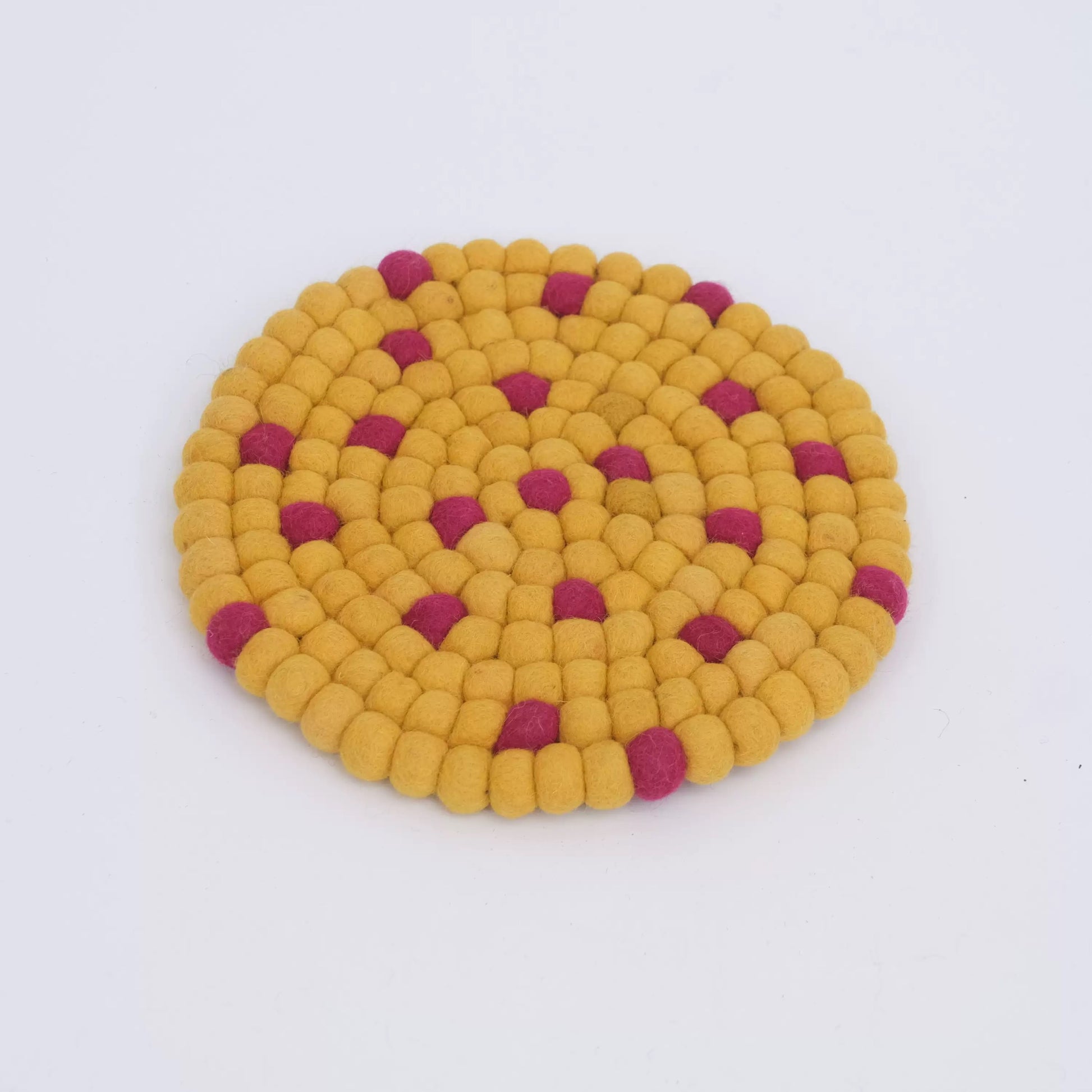 Best Felt Ball Beverage Coaster by Maria Callary Toys