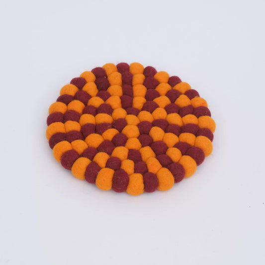 Best Felt Ball Drink Coaster by Maria Callary Toys