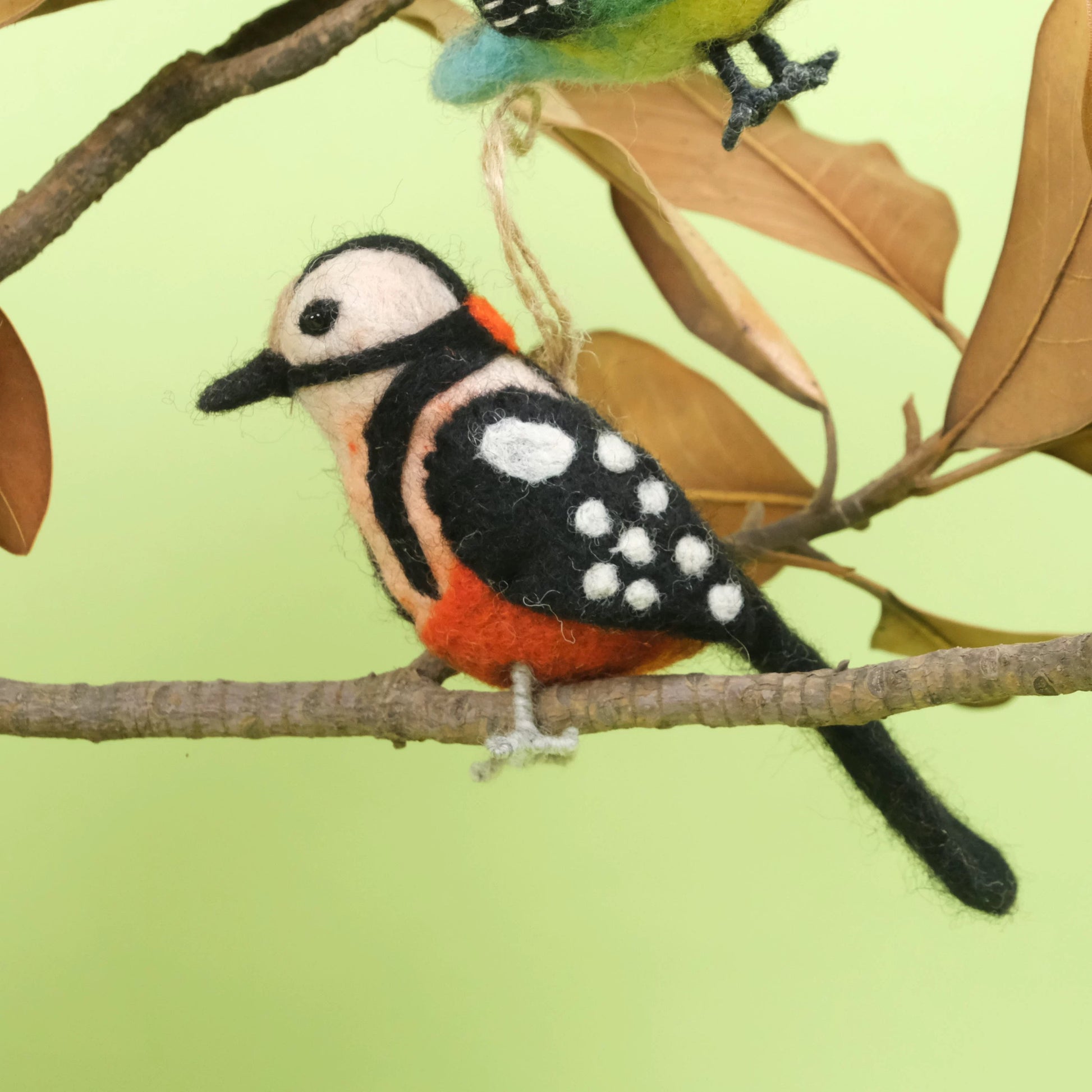 Bird Felt Ornament Hanging Decoration By Maria Callary Toys