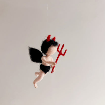 Charming Needle Felted Elf by Maria Callary Toys