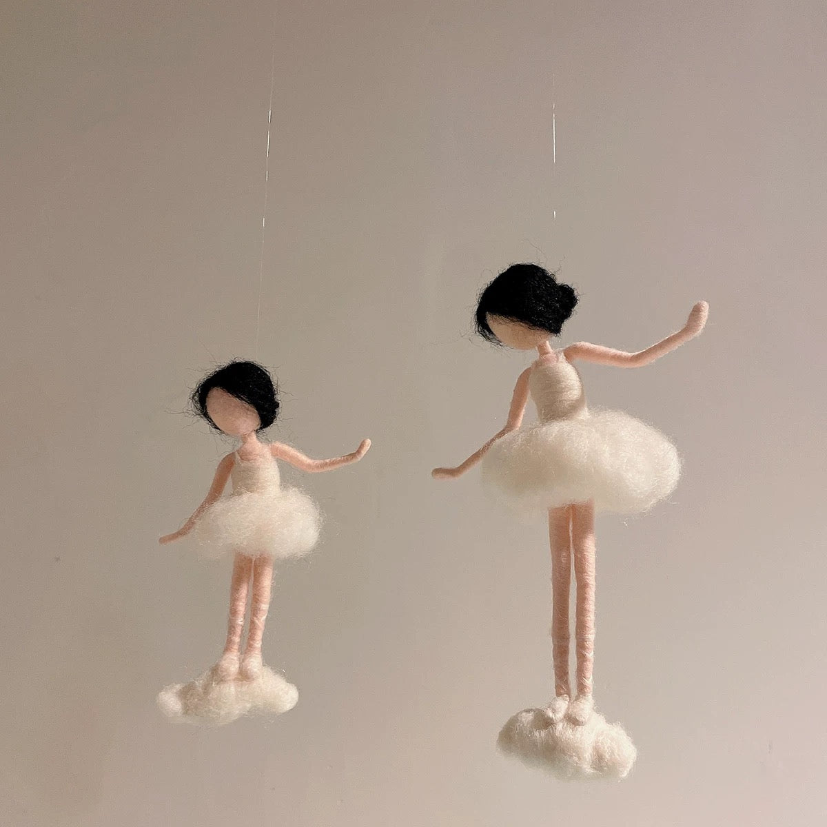 Christmas Felted Angel Tree Topper by Maria Callary Toys