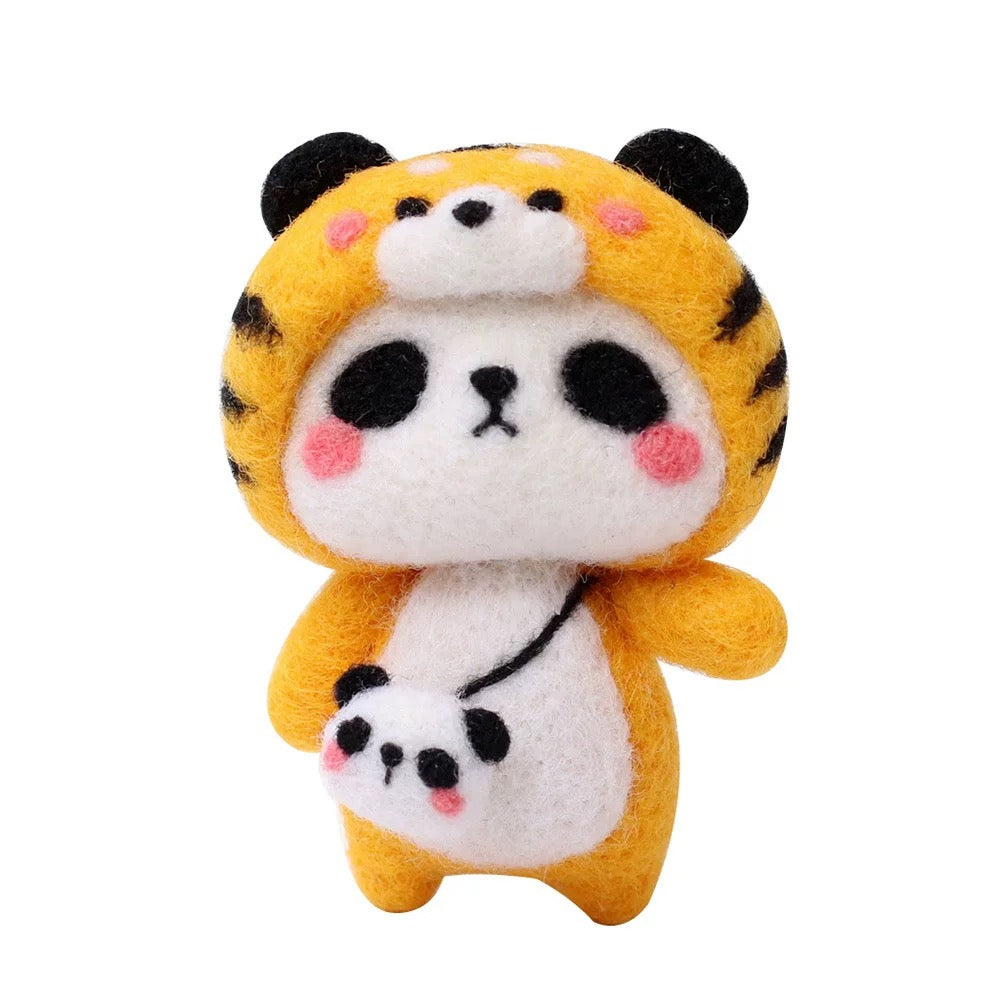 Create Your Own Panda: Needle Felting Kits by Maria Callary Toys