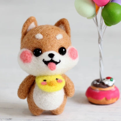Create Your Own Shiba Inu with Needle Felting Kit from Maria Callary Toys