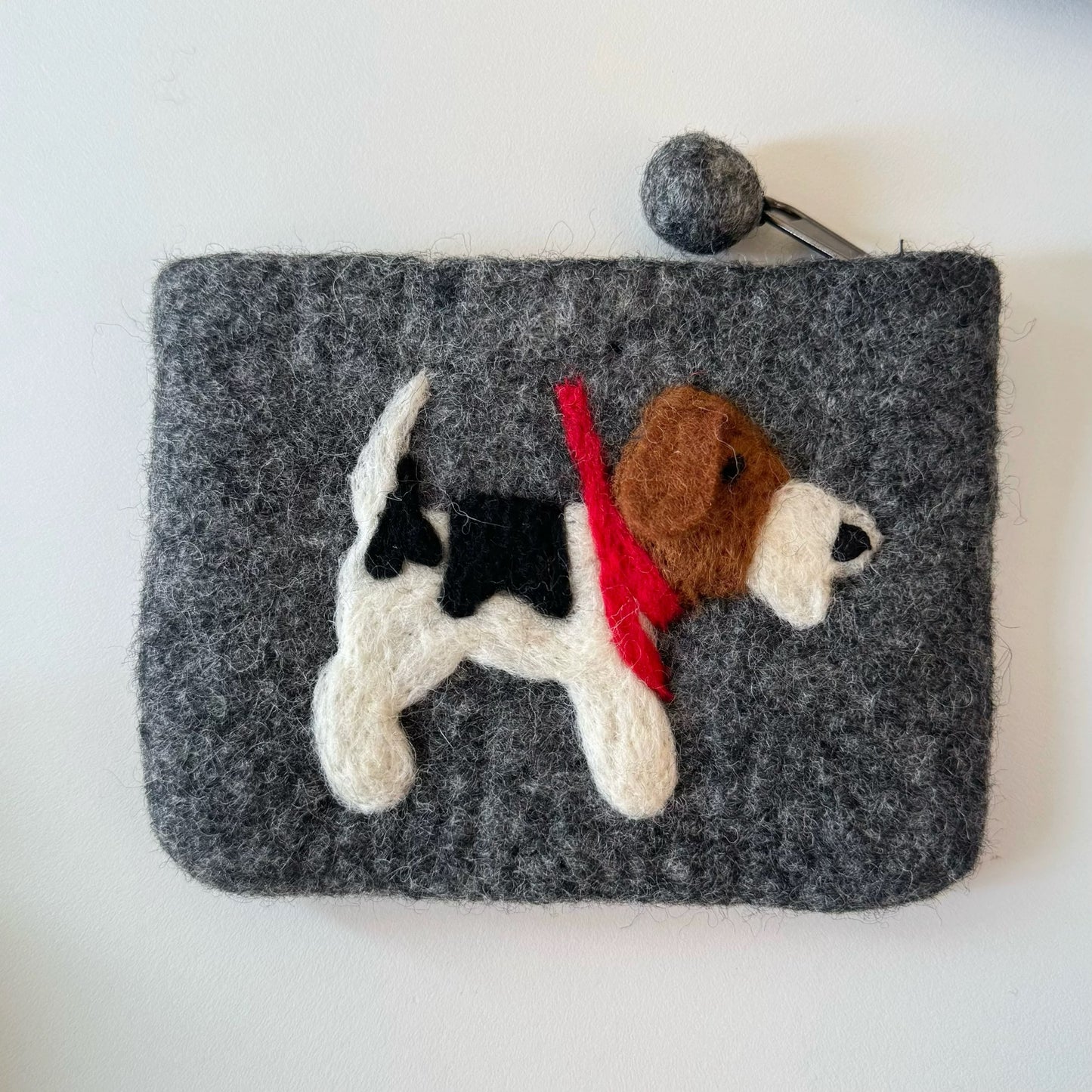 Cute Felt Dog Coin Purse By Maria Callary Toys