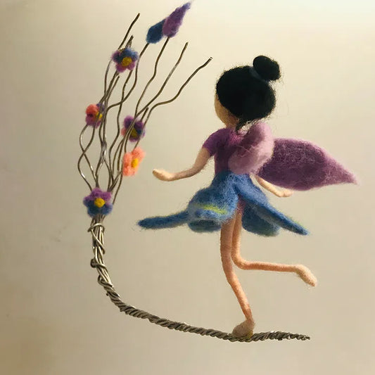 DIY Needle Felted Fairy Kit by Maria Callary Toys