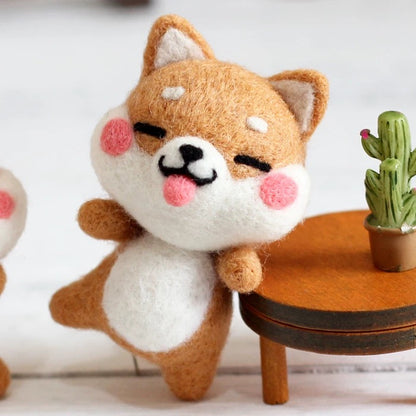 DIY Needle Felting Kit: Shiba Inu by Maria Callary Toys