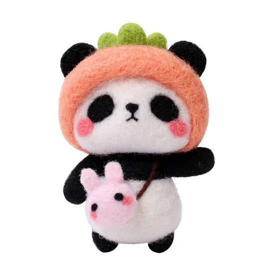 DIY Panda Needle Felting Kits by Maria Callary Toys