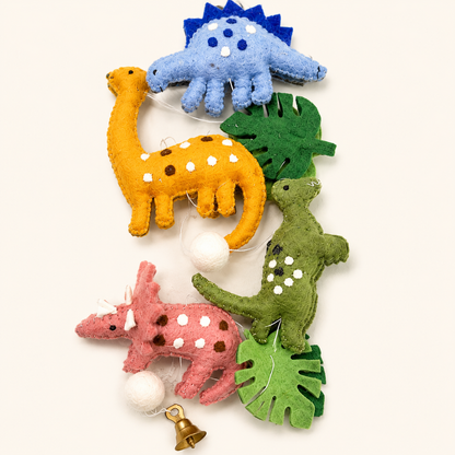 Dinosaur Felt Garland