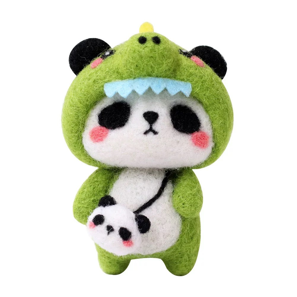 Easy Panda Needle Felting DIY Kits by Maria Callary Toys