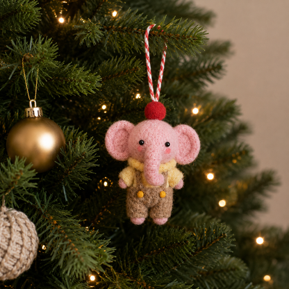 Elephant Christmas Tree Ornament