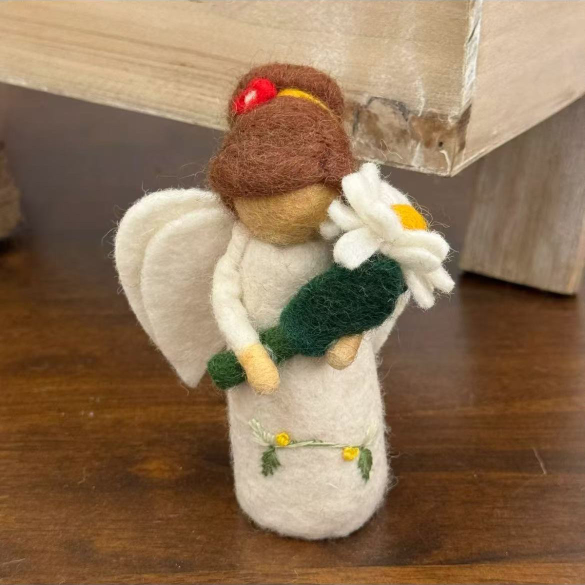 Felt Angel Ornament Hanging Decoration By Maria Callary Toys