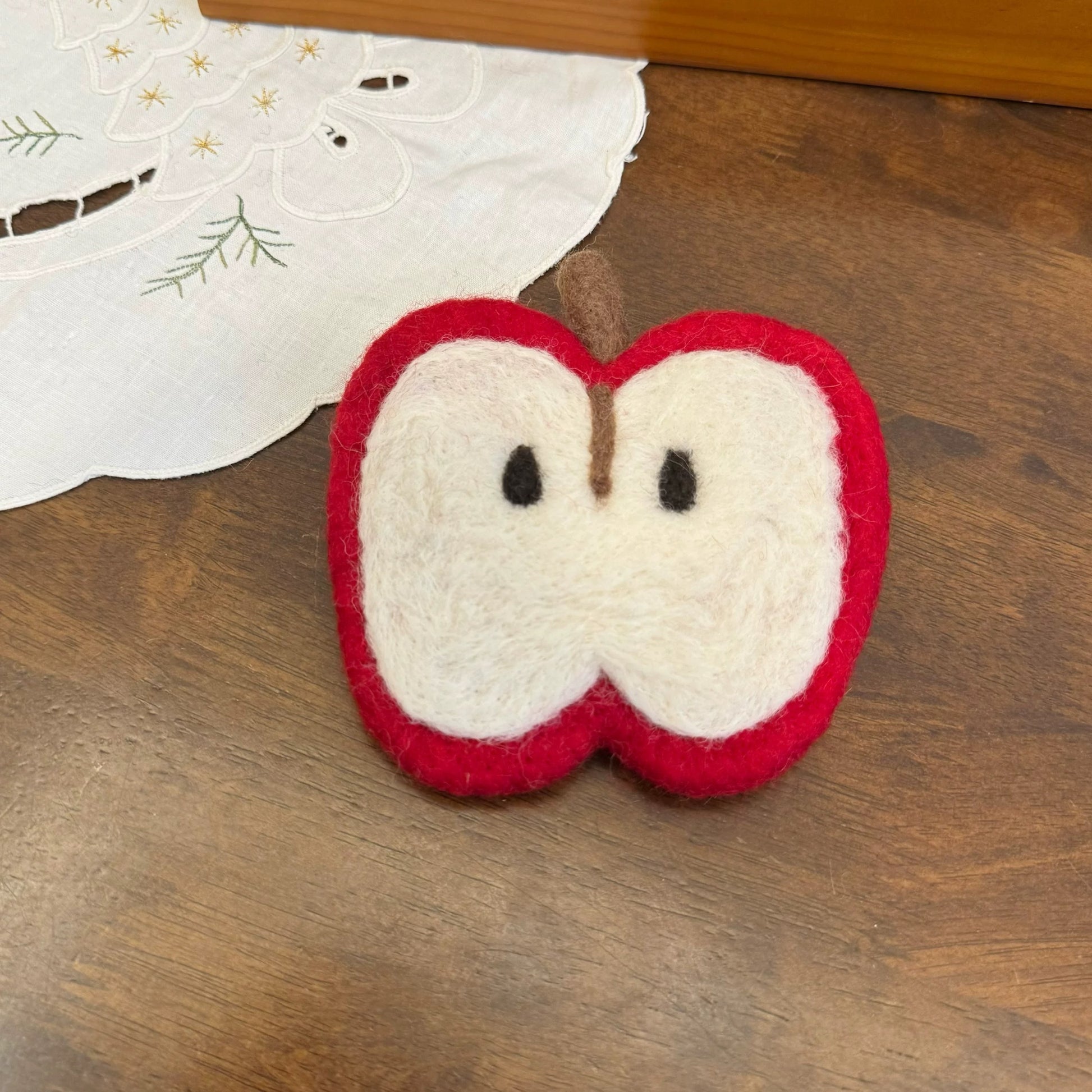 Felt Apple Coasters by Maria Callary Toys