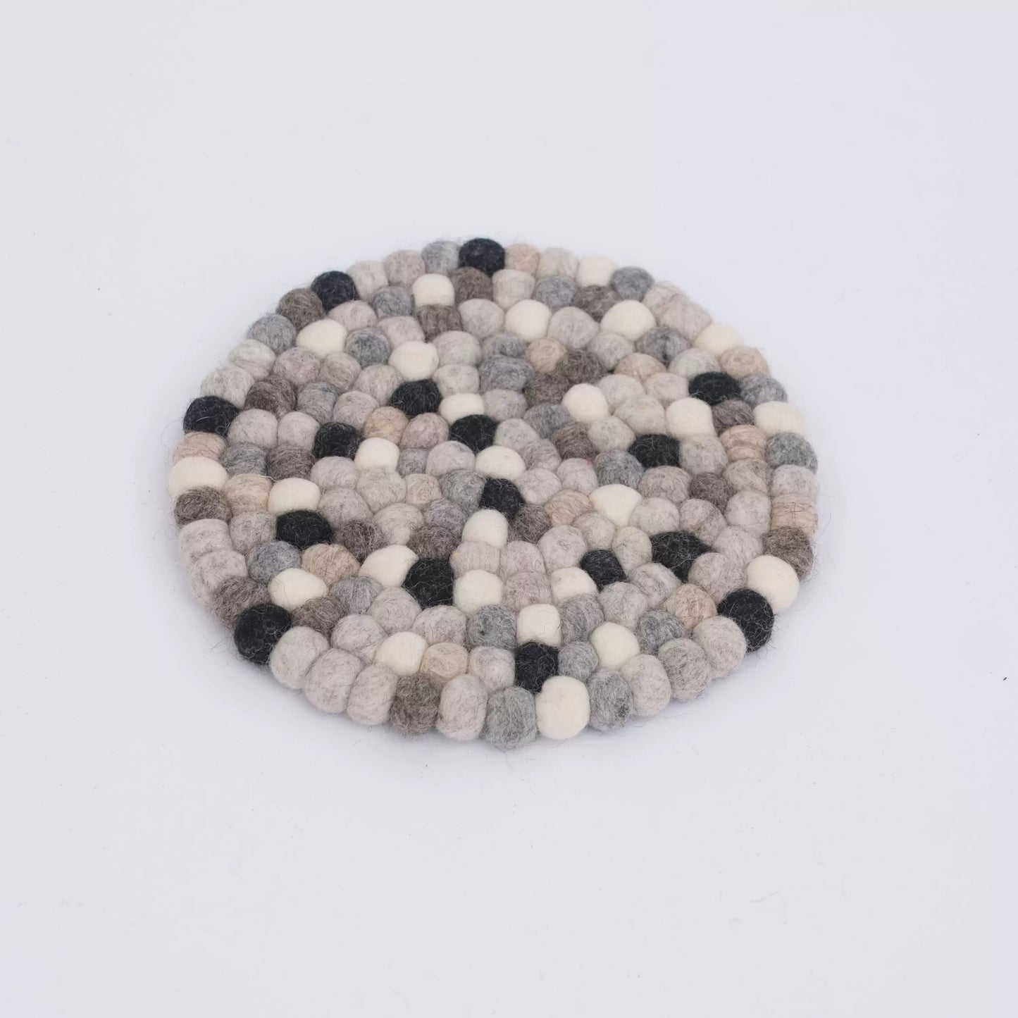Felt Ball Mug Coaster by Maria Callary Toys