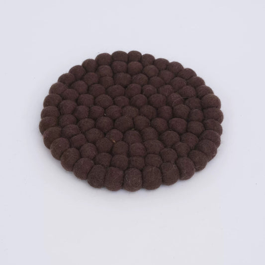 Felt Ball Mug Rug Coaster by Maria Callary Toys