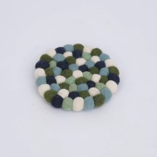 Felt Ball Table Coaster by Maria Callary Toys
