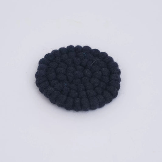 Felt Ball Tea Coaster by Maria Callary Toys