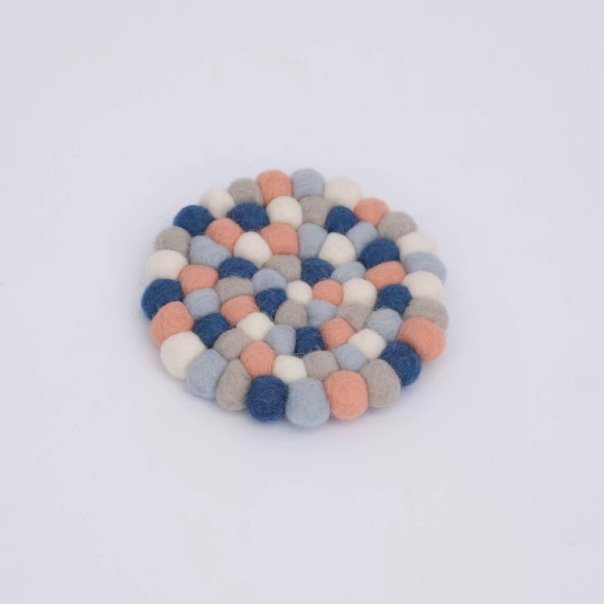 Felt Ball Water Absorbing Coasters by Maria Callary Toys