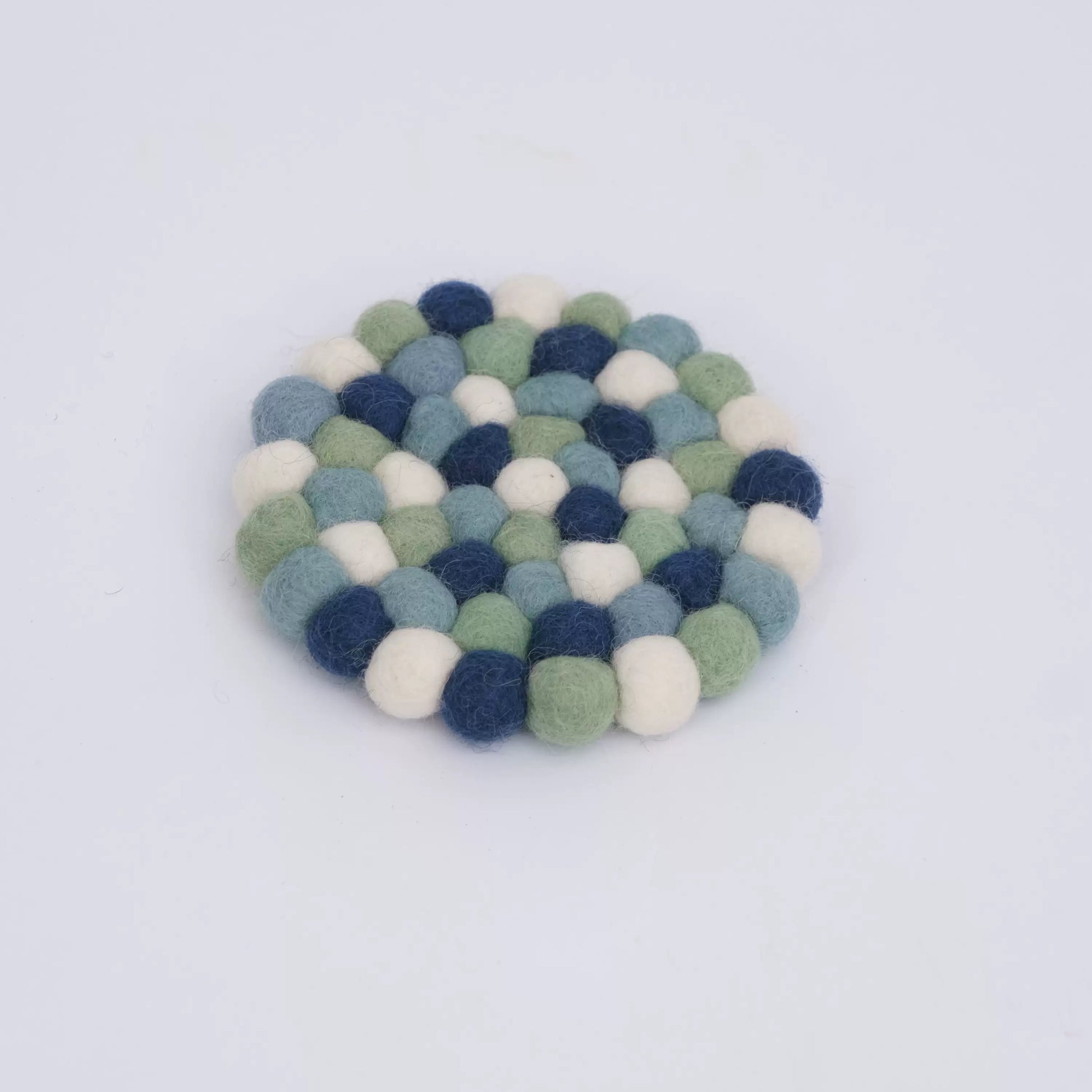 Felt Ball Wine Coaster by Maria Callary Toys