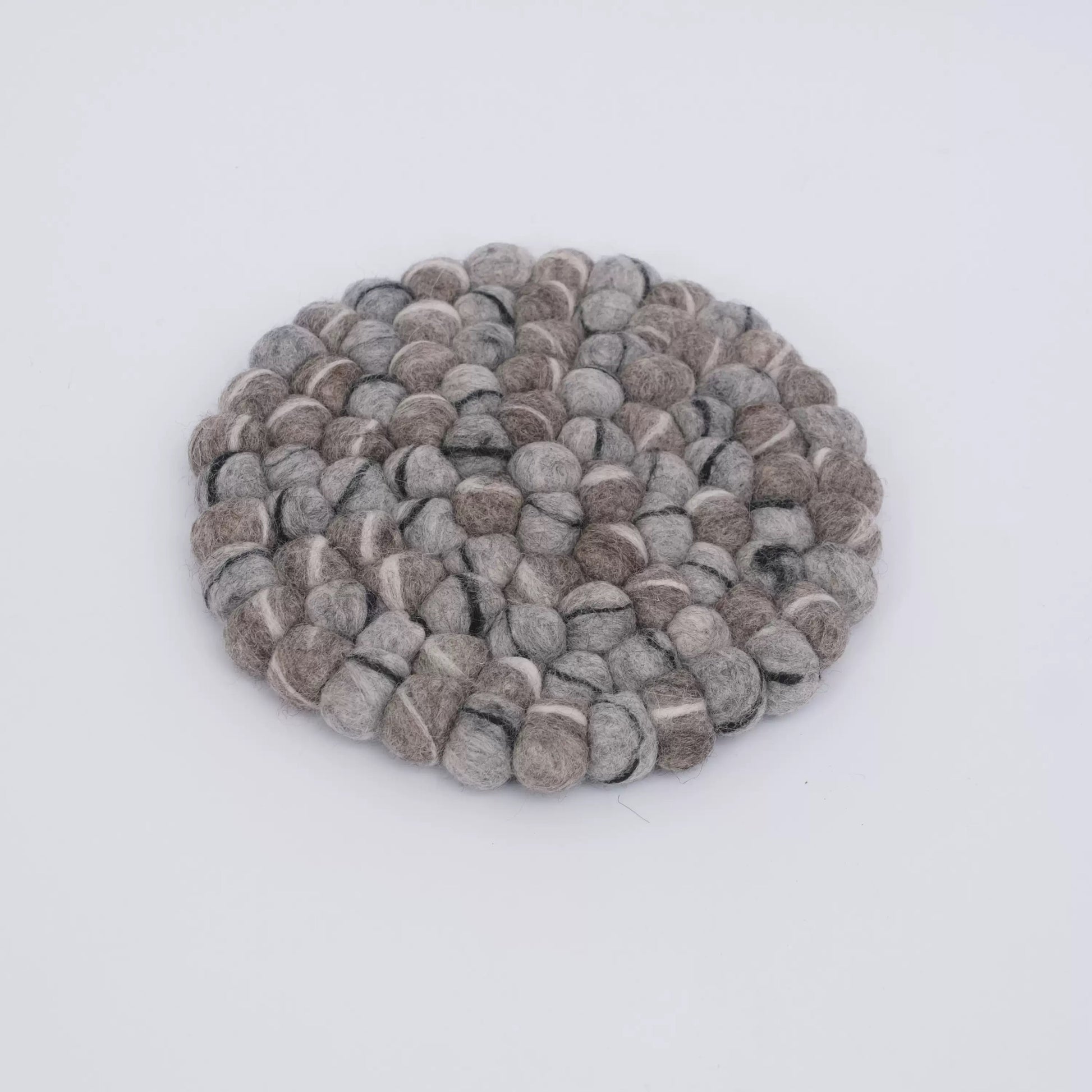 Felt Ball Wine Glass Coasters by Maria Callary Toys