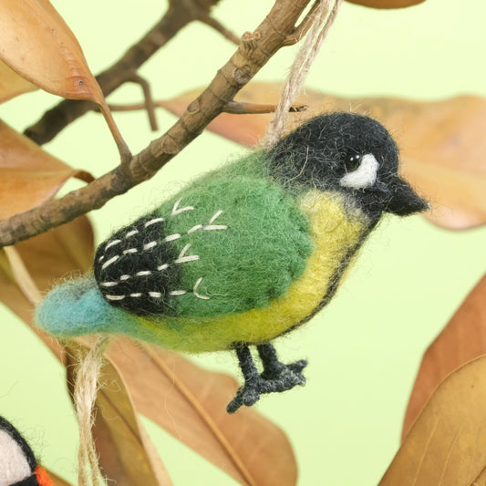 Felt Bird Hanging Decorations By Maria Callary Toys